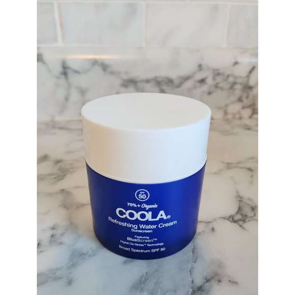 Coola Refreshing Water Cream Sunscreen SPF 50 1.5 Fl Oz 70%+ Organic - Picture 1 of 2